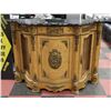 Image 1 : LOUIS XIV STYLE SIDEBOARD WITH GREEN MARBLE TOP