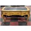 Image 1 : LOUIS XIV STYLE WRITING DESK WITH GOLD METAL