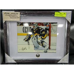 RYAN MILLER GUARANTEED AUTHENTIC AUTOGRAPH