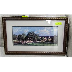 THE APPLE ORCHARD BY PAUL LANDRY FRAMED NUMBERED