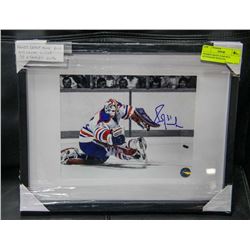 FRAMED GRANT FUHR 8X10 AUTOGRAPH WITH COA
