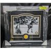 Image 1 : 16X17 FRAMED BOBBY ORR DISPLAY WITH BOSTON GARDENS