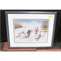 CO-OPERATION BY JOAN HEALEY FRAMED NUMBERED