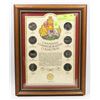 Image 1 : FRAMED CANADIAN COMMEMORATIVE COIN COLLECTION