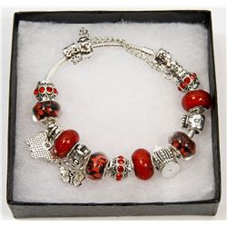 NEW! PANDORA STYLE CHARM BRACELET - ON CHOICE