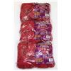 Image 1 : LOT OF 3 RED 1LB BAGS  OF 100% ACRYLIC YARN