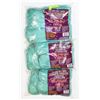 Image 1 : LOT OF 3 TEAL 1LB BAGS  OF 100% ACRYLIC YARN