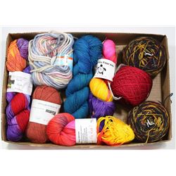 MERINO WOOL BLENDS FLAT OF YARN