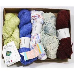 MERINO WOOL BLENDS FLAT OF YARN