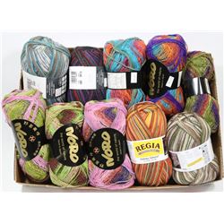 WOOL YARN BLENDS FLAT