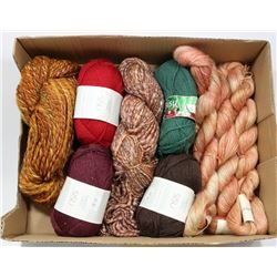 WOOL YARN BLENDS FLAT