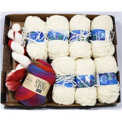 WOOL YARN BLENDS FLAT