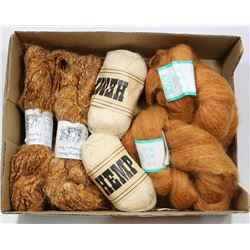 WOOL YARN BLENDS FLAT