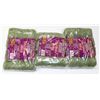 Image 1 : LOT OF 3 MED GREEN 1 LB BAGS OF 100% ACRYLIC YARN