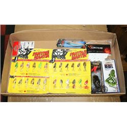 FLAT OF ASSORTED FISHING LURES.