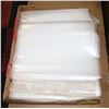 Image 1 : FLAT OF HEAVY DUTY 13.5" X 26" PLASTIC BAGS.