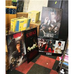 SET OF 4 SCARFACE CANVAS