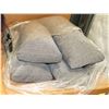 Image 1 : BAG OF NEW GREY FABRIC PILLOWS