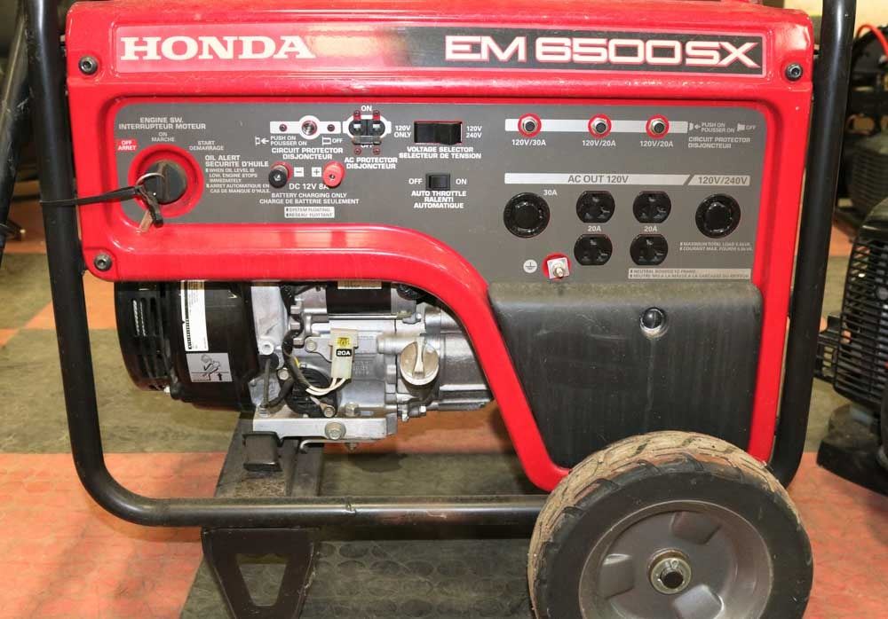 HONDA EM6500SX GAS GENERATOR