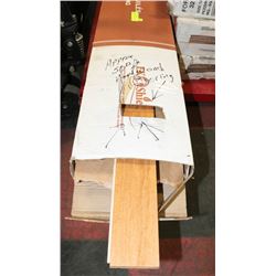 LOT OF 2 BOXES HARDWOOD FLOORING