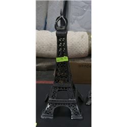 PAIR OF DECOR METAL EIFFEL TOWERS.