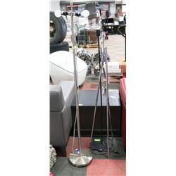 SHOWHOME GROUP OF 3 FLOOR LAMPS NO SHADES