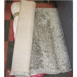 SHOWHOME 5X8 GREY AREA CARPET