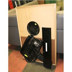 PEG BOARD SOLD WITH UNDER DESK MOUNT KEYBOARD