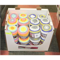 LOT OF 20 BERNAT POP YARN- 10  POP ART,