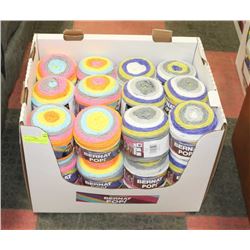 LOT OF 20 BERNAT POP YARN- 10  POP ART,