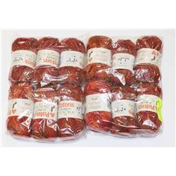 LOT OF 12 PATONS  KROY SOCKS CANYON COLOR 50G BALL