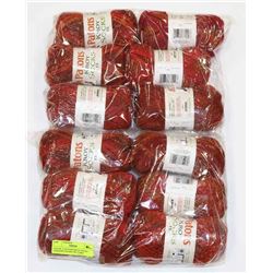 LOT OF 12 PATONS KROY SOCKS CANYON COLORS 50G YARN