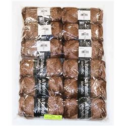 LOT OF 12 PATONS METALLIC GOLD 85G BALL YARN
