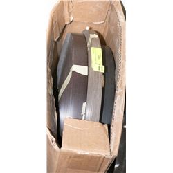 BOX OF PLASTIC EDGING FOR FURNITURE.