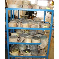 SHELF OF HEAVY DUTY TRAILER STRAPS X4