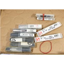 LOT OF NEW HAND TAPS, 2- SUTTON 5/8 ,