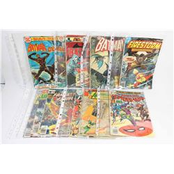 BOX OF OLD MARVEL AND DC COMICS