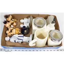 CERAMIC AND GLASS DECORE AMD MISC ITEMS