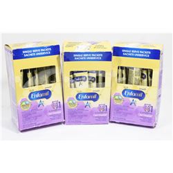 3 BOXES OF ENFAMIL A+ GENTELEASE