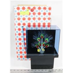 LARGE FIBRE OPTIC FLORAL LAMP #518.