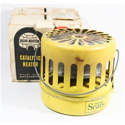 VINTAGE IGLOO MASTER CATALYTIC HEATER IN AN