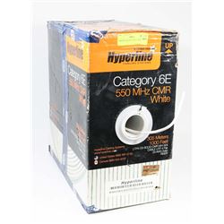 PARTIAL BOX OF CAT 6E CABLE.