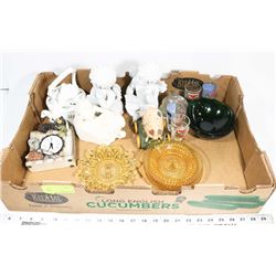 ESTATE BOX OF ASSORTED ORNAMENTS