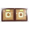 Image 1 : SET OF 2 MINIATURE SNUFF SHADOW BOX PICTURES