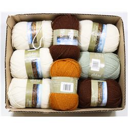 100% WOOL FLAT ASHFORD YARN