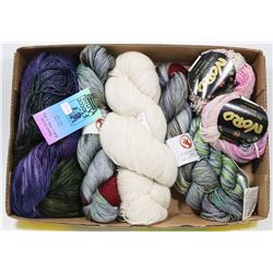 SILK BLENDS FLAT OF YARN