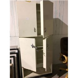 8 ft - 1 shelf metal cabinet