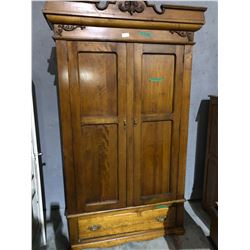 Antique wood wardrobe 1910