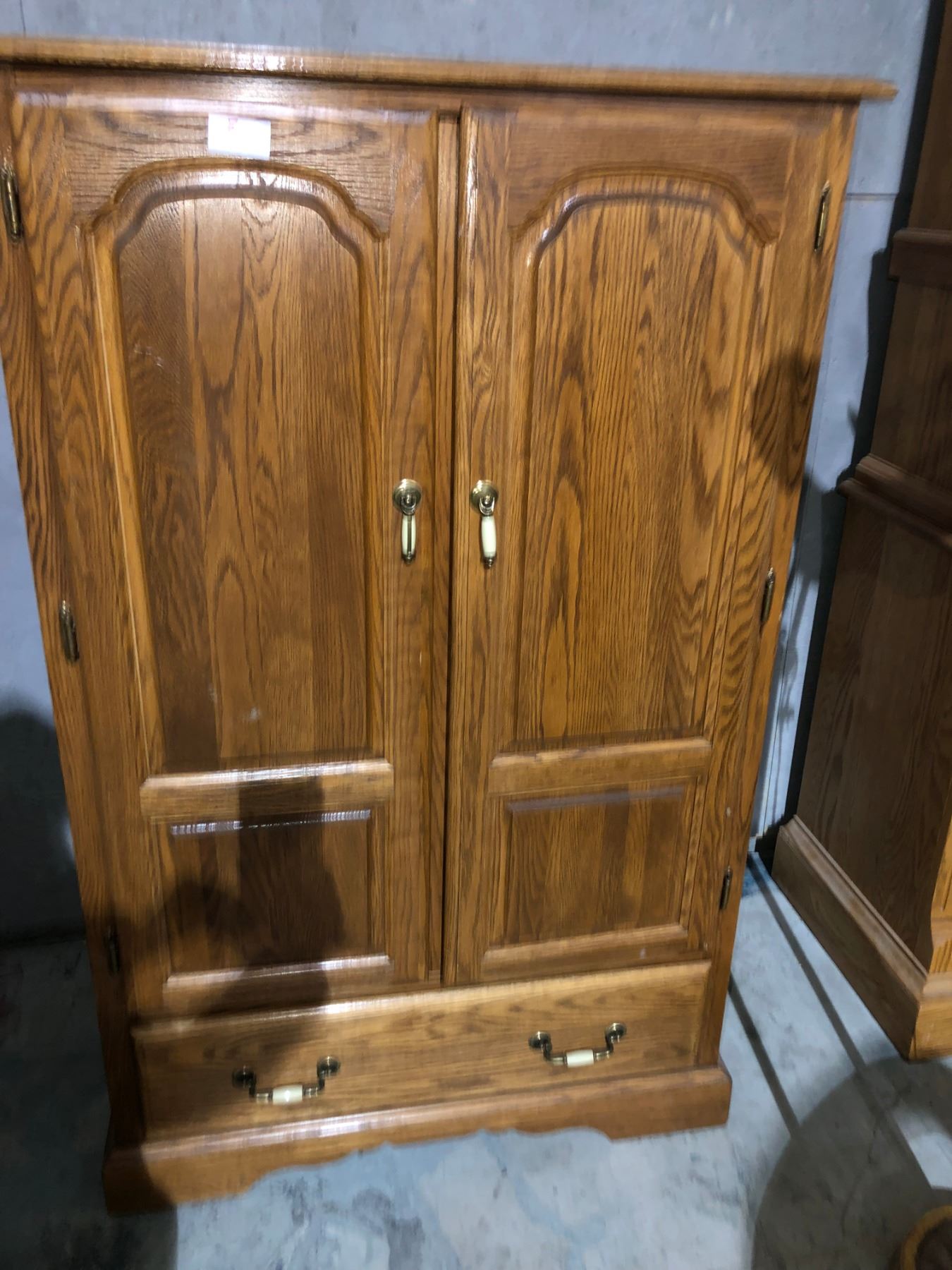 Oak Tall Boy dresser dark oak