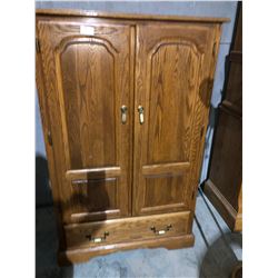 Oak Tall Boy dresser dark oak